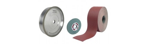 Abrasive and grinding-wheel