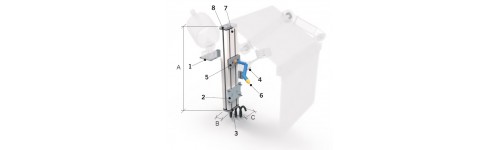 PTO 09 - Colonne de support pour accessoires de tour